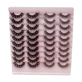 20 Pairs of False Eyelashes Three-Dimensional Thick Natural Curl Warped (Series: 4)