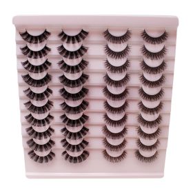 20 Pairs of False Eyelashes Three-Dimensional Thick Natural Curl Warped (Series: 5)