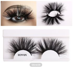 Color Mink Hair False Eyelashes Naturally Fit Thick Eyelashes (Series: 8)