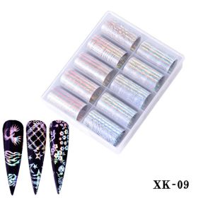 1 Box Nail art decoration starry sky sticker nail sticker nail decal (design: XK-09)