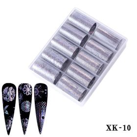 1 Box Nail art decoration starry sky sticker nail sticker nail decal (design: XK-10)