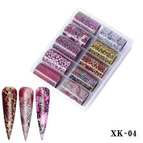 1 Box Nail art decoration starry sky sticker nail sticker nail decal (design: XK-04)