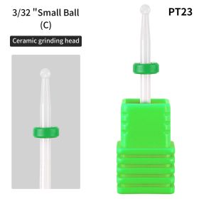 1 piece Nail Art Ceramic Unloading Polishing Head to Dead Skin Polishing Machine Nail Tool Polishing Head Replacement Head (Color: PT-23)