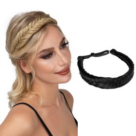 Bohemian Braided Headband, Oversized Classic Wide Braids (Color: Color#6)