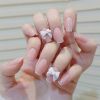 1 Box Nail Jewelry  Flower Bow Aurora Patch Bear Rhinestone Pearl Mixed Nail Decoration Drill Sequins