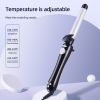 S1 Rotating Curling Iron in White | 1 inch Barrel for All Hair Types | Automatic Curling Iron | Easy-to-use Curling Wand | Long-Lasting, Salon-Quality