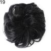 Women Hair Bun Extension Wavy Curly Messy Donut Chignons Wig Hairpiece