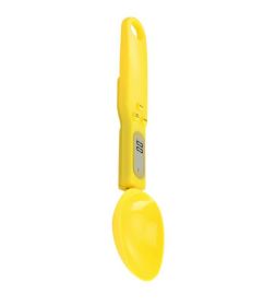 Kitchen Scale Measuring Spoon Scale (Color: Yellow)